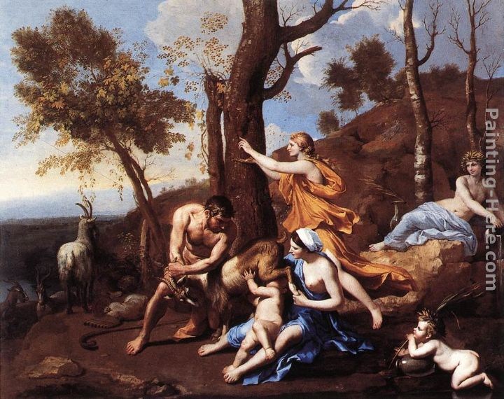 Nicolas Poussin The Nurture of Jupiter